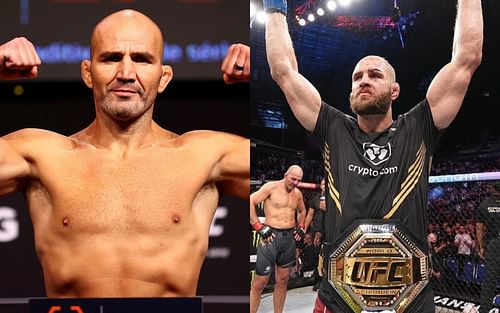 Glover Texeira(L); Jiri Prochazka(R). [Image credit: Instagram/ @jirkaprochazka]