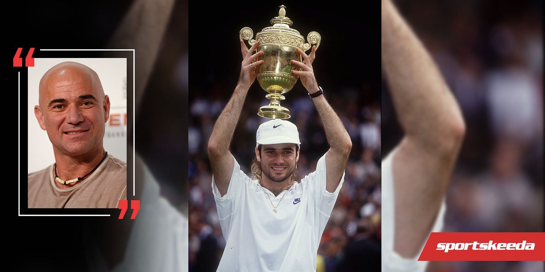 Andre Agassi won his only Wimbledon title in 1992.