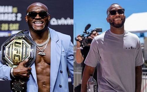 Kamaru Usman (left), Leon Edwards (right) [Images courtesy @leonedwardsmma on Instagram]