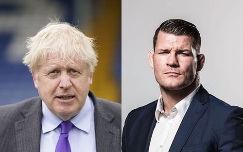 Boris Johnson (left), Michael Bisping (right)