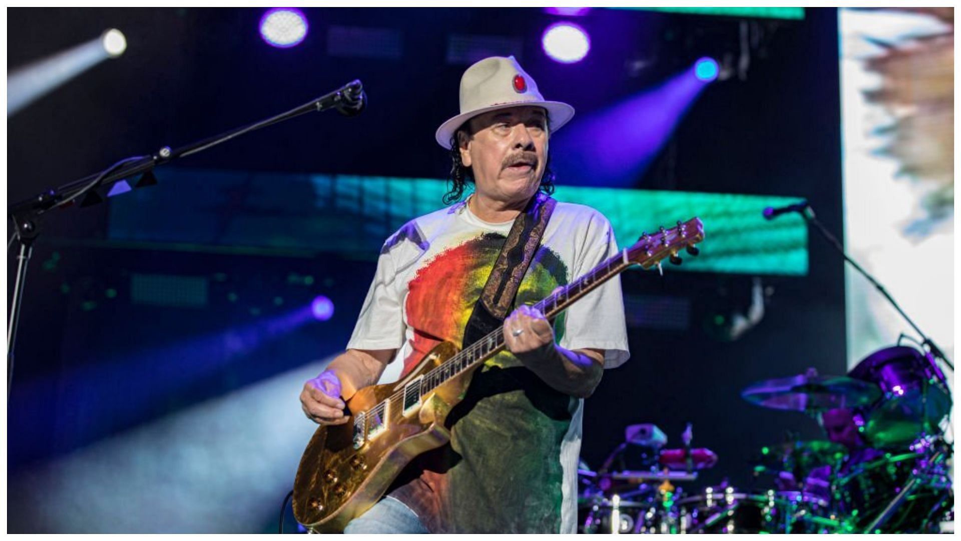 Carlos Santana is mostly known as a guitarist of the band Santana (Image via Daniel Knighton/Getty Images)