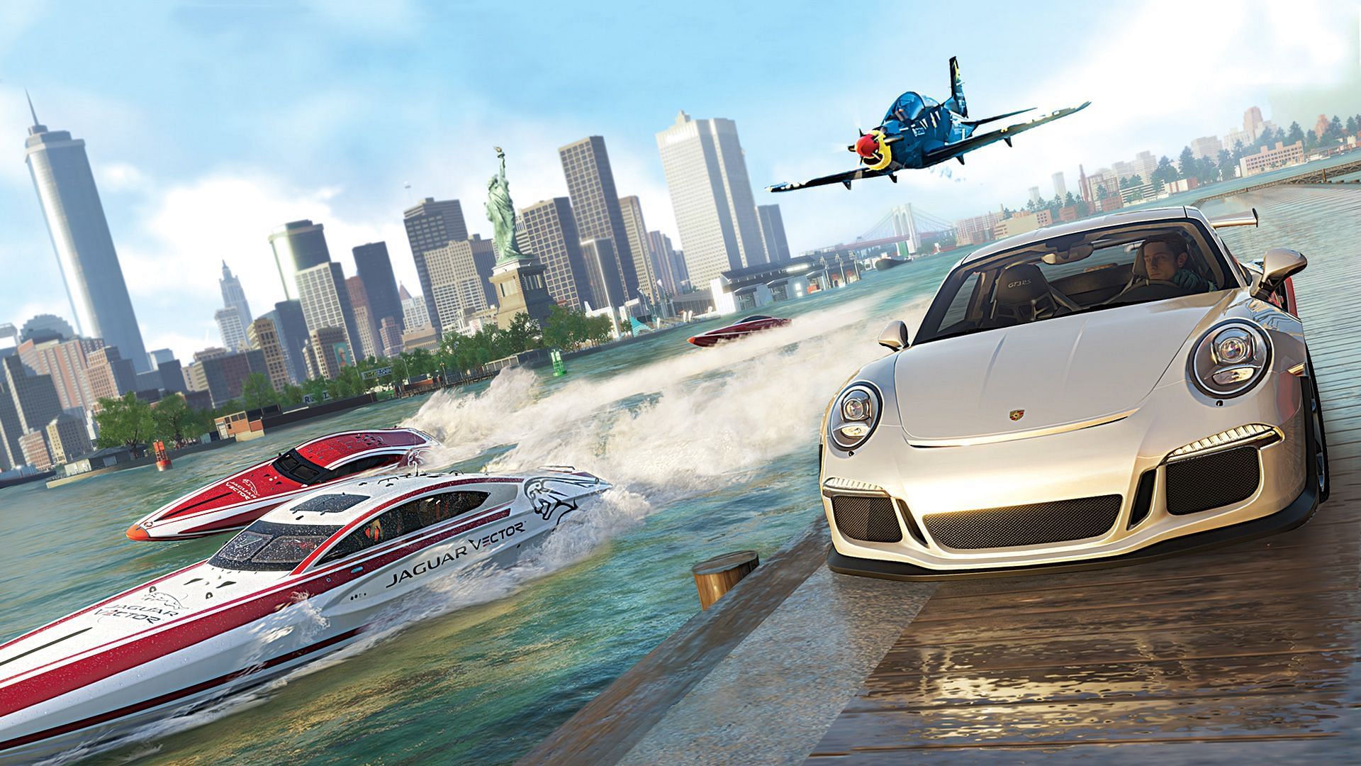The Crew 2 also has motorcycles, boats, and airplanes (Image via Ubisoft)