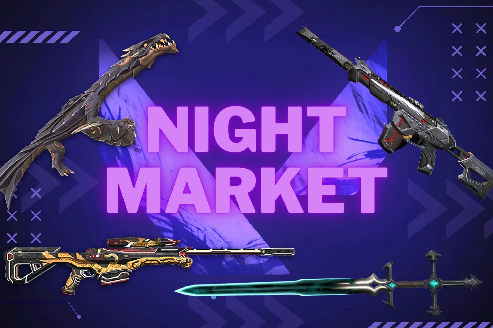 The Night Market is the perfect place to acquire weapon skins at low prices (Image via Sportskeeda)