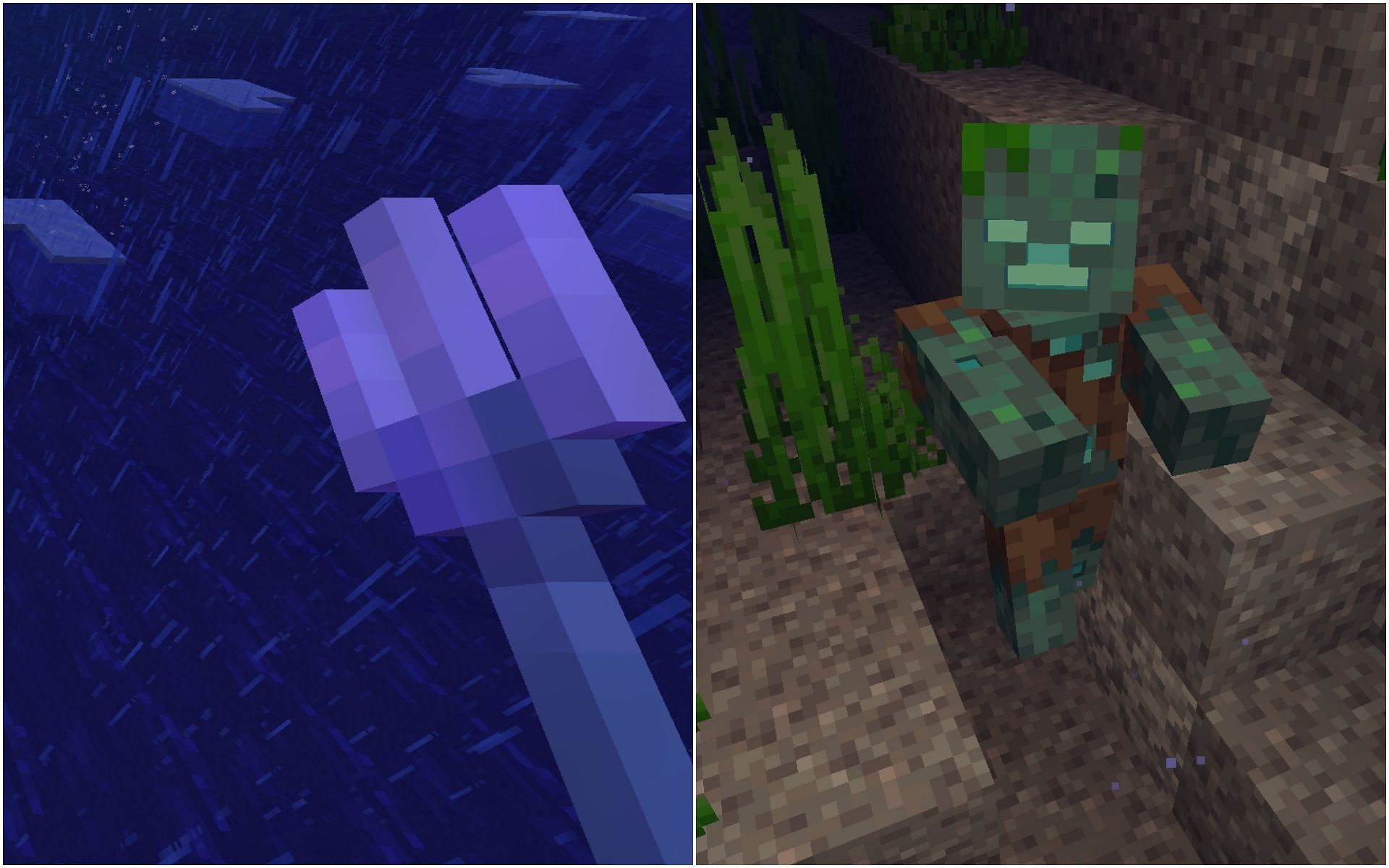 There is only one way to obtain a trident (Image via Minecraft 1.19 update)