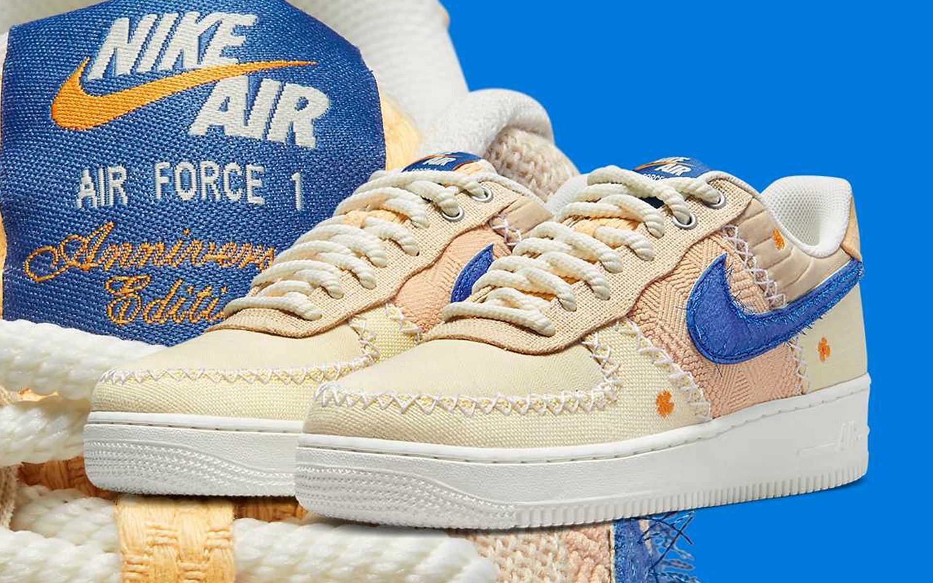 Nike Air Force 1 LA Flea Anniversary Edition shoes (Image via Twitter/@Sneaker_Stupid1)
