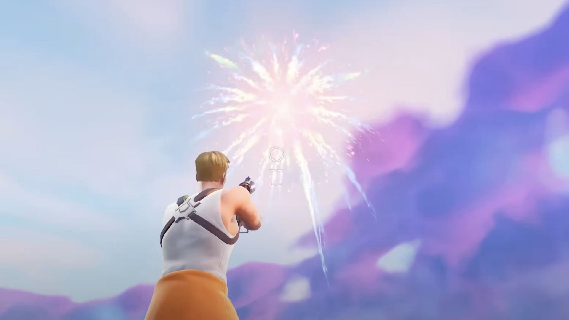 Fortnite Summer challenge requires players to use the Firework Flare Gun in two locations (Image via Epic Games)