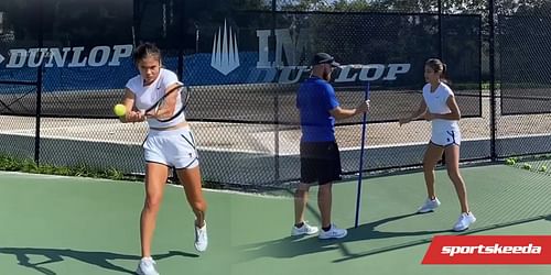 Raducanu is gearing up for the North American hardcourt swing.