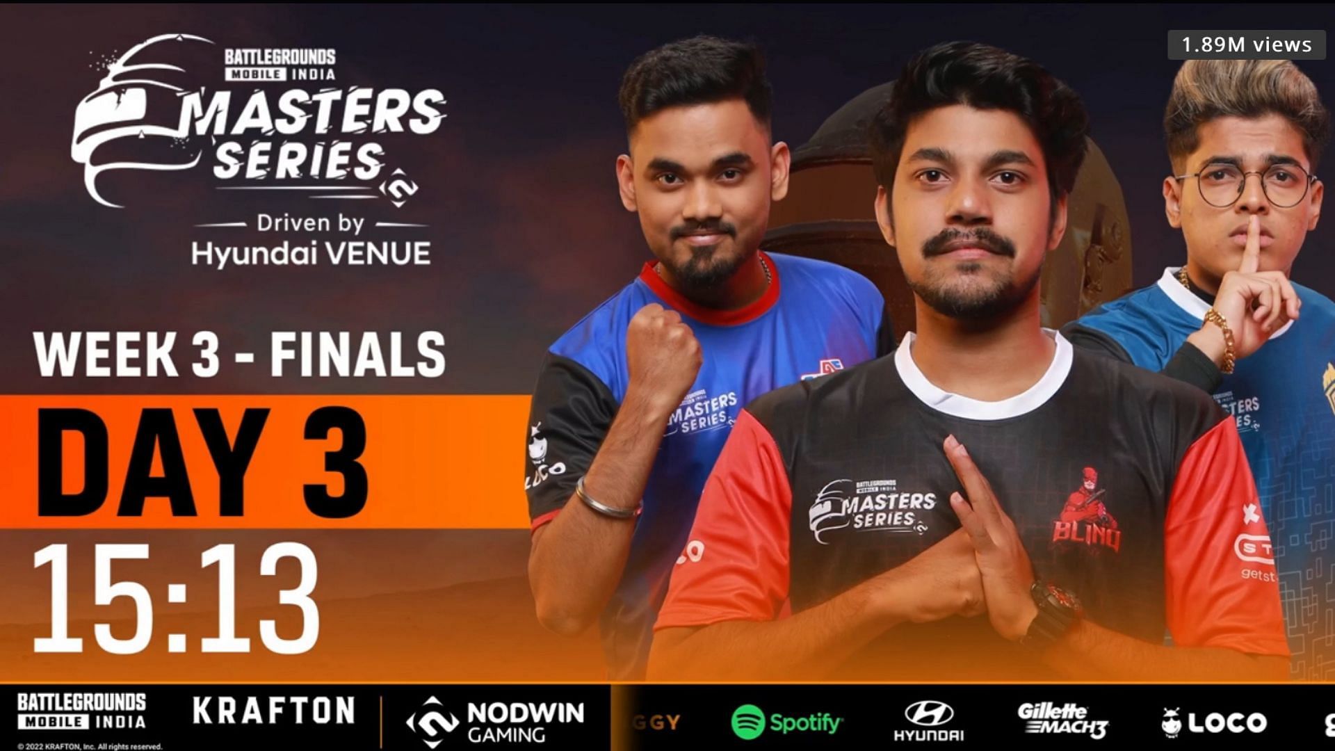 BGMI Masters Series Week 3 Finals came to a close (Image via Loco)