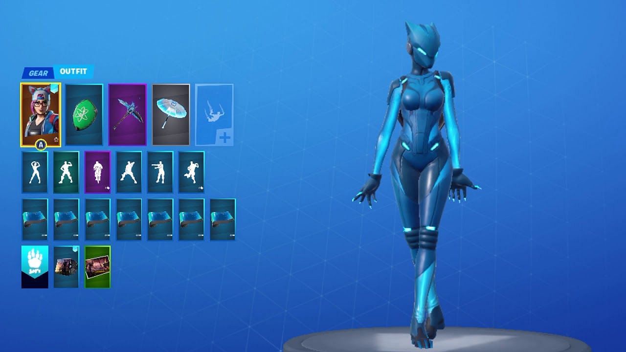 Lynx is the best blue skin in Fortnite (Image via Epic Games)