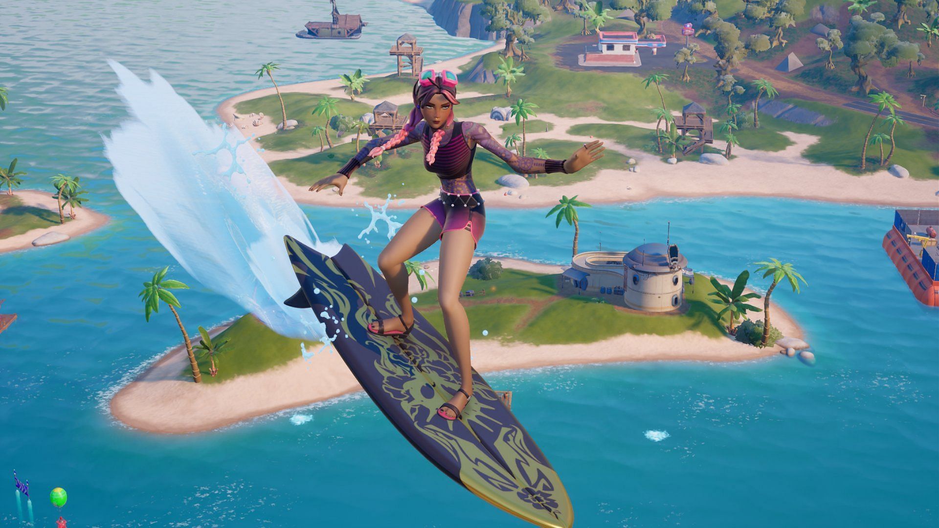 Summer vibes will begin once the downtime for the Fortnite update v21.30 ends (Image via ElWinks01/Twitter)