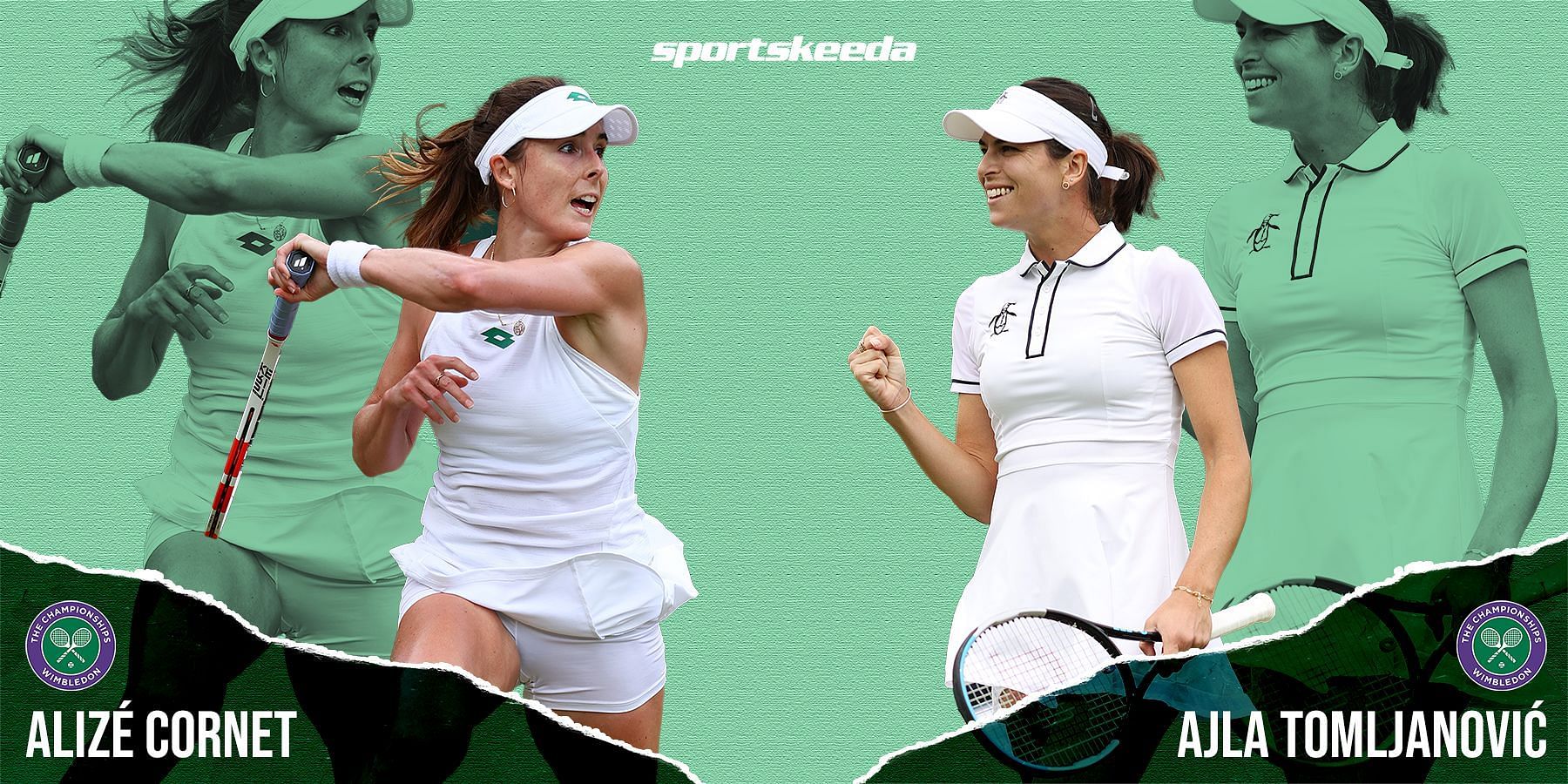 Alize Cornet will take on Ajla Tomljanovic in the fourth round of Wimbledon