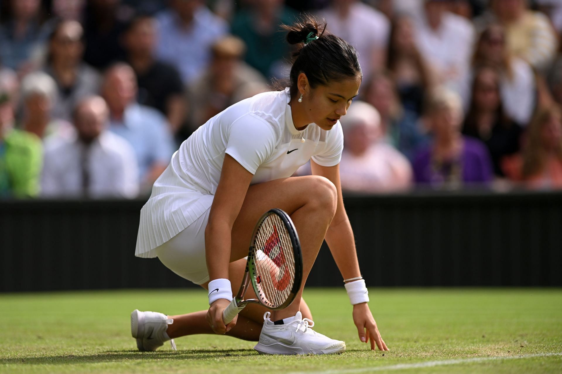 Raducanu lost to Caroline Garcia in the second round of Wimbledon this year
