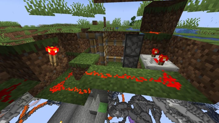 How to make a secret trapdoor in Minecraft 1.19 update