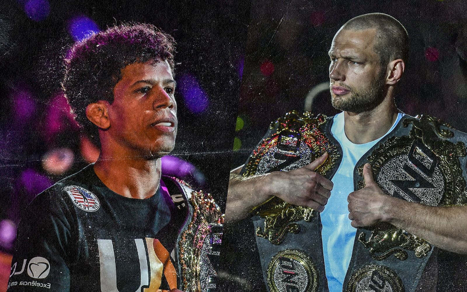 Adriano Moraes (left) and Reinier de Ridder (right) [Photo Credits: ONE Championship]