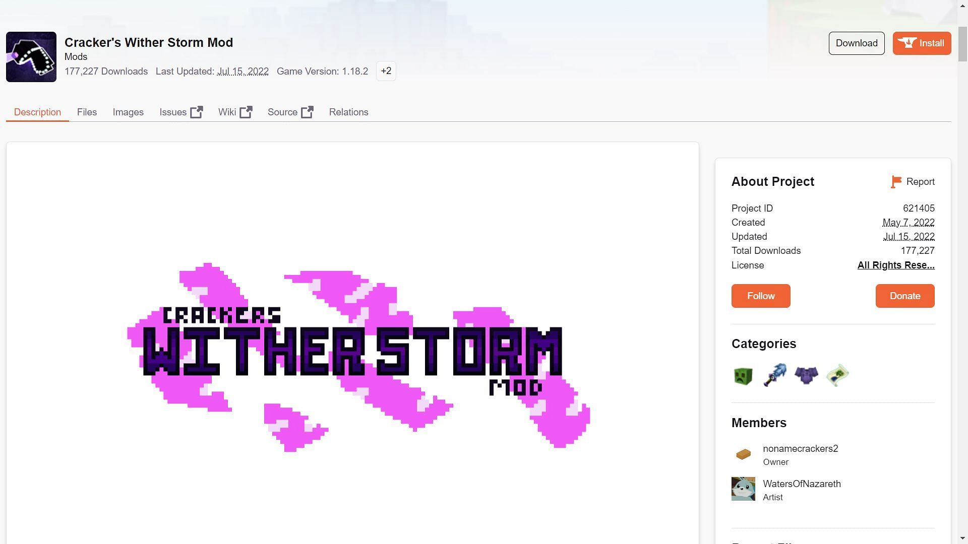 Wither Storm, Minecraft Wiki