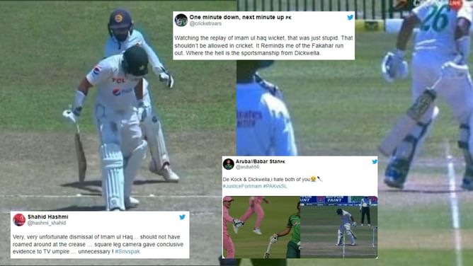 "What a lazy and cheap way to give the opposition your wicket" - Fans split over Imam-ul-Haq's controversial stumping decision