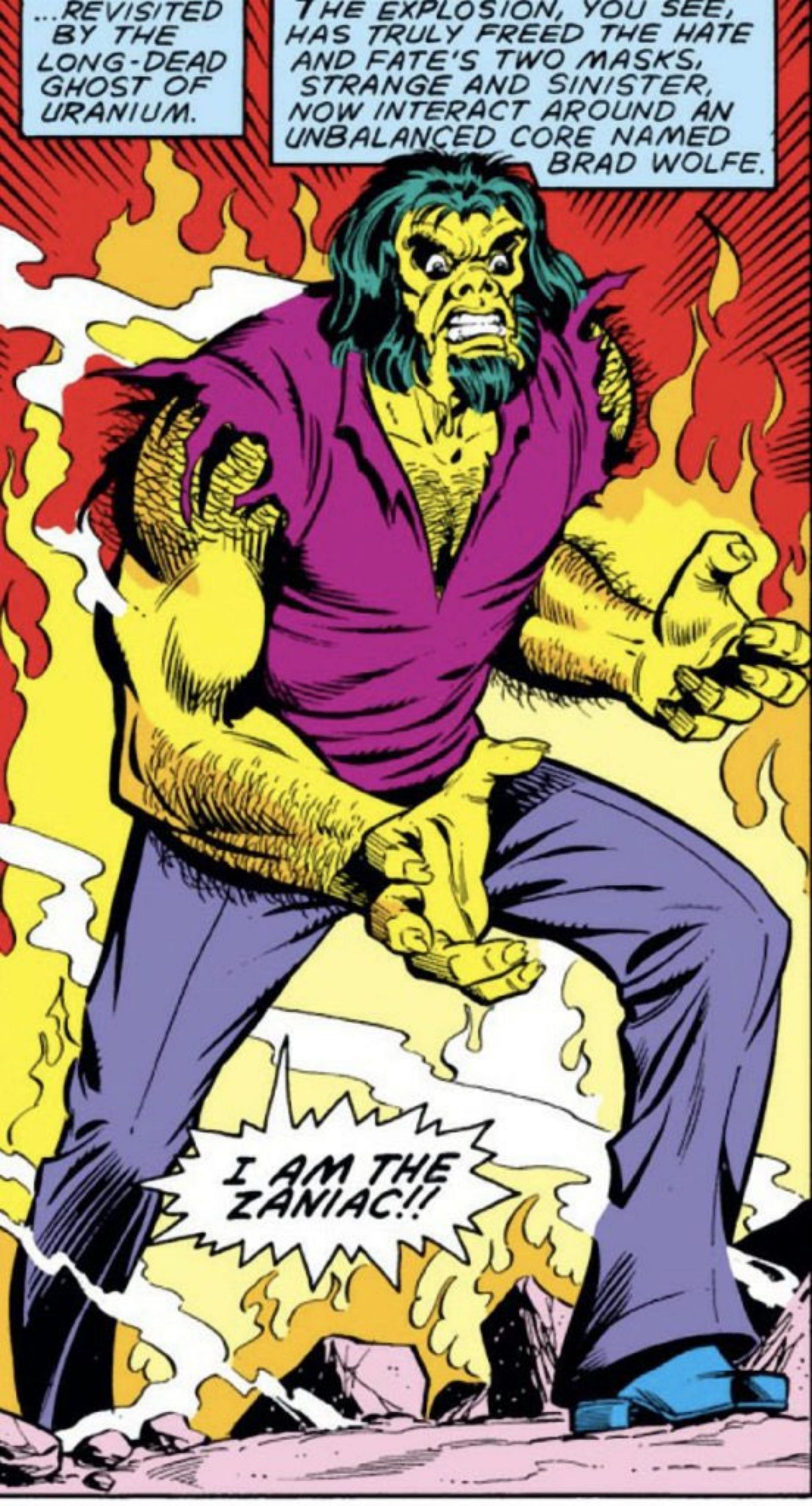 Full look at Brad Wolfe&#039;s Zaniac (Image via Marvel Comics)