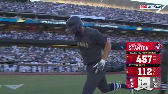 Giancarlo Stanton CRUSHES 457-Foot Home Run At 2022 All Star Game