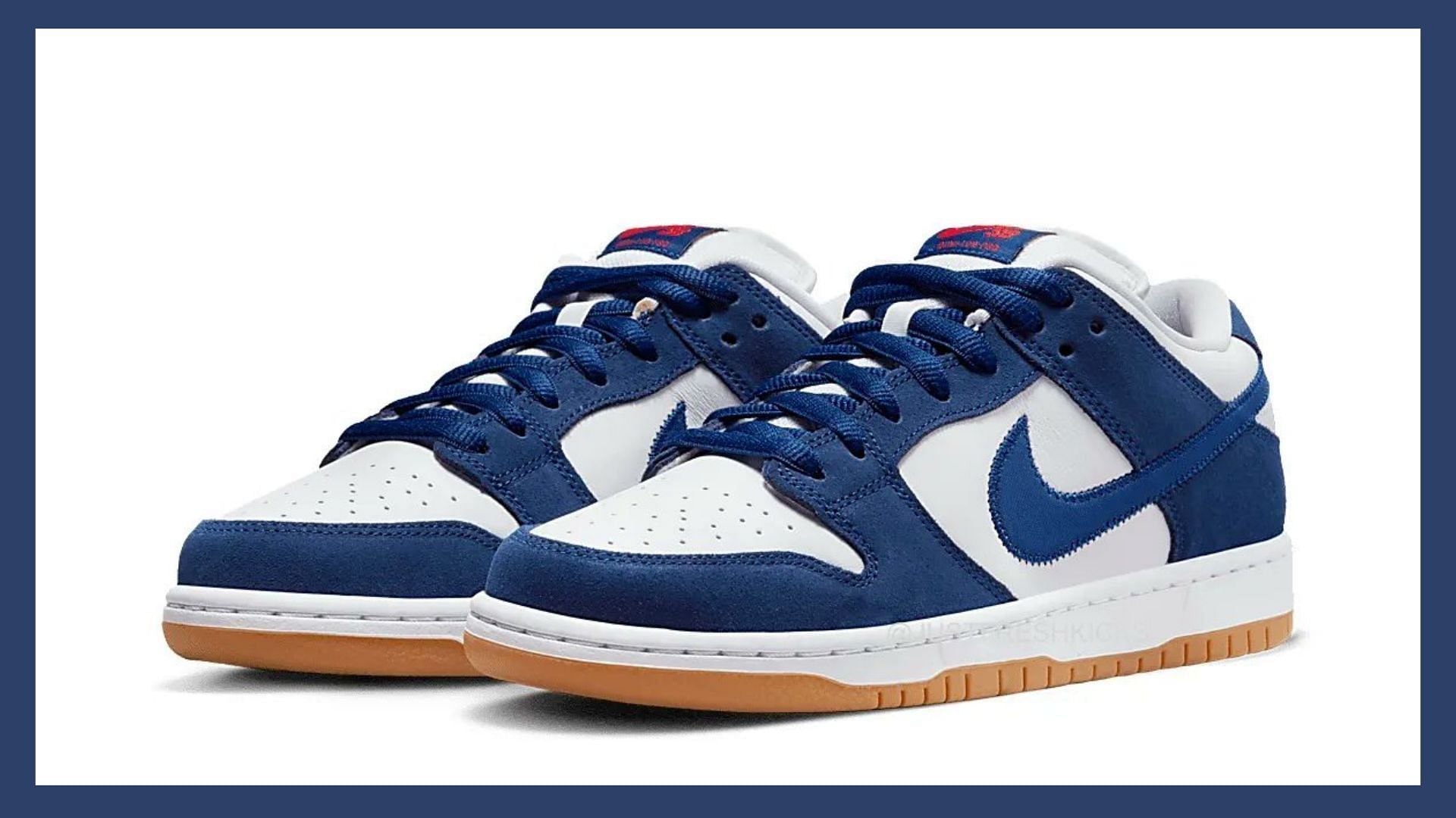 Nike SB Dunk Low Dodgers colorway will arrive in the coming weeks (Image via Nike)