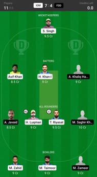 FDD vs IGM Fantasy suggestion #1