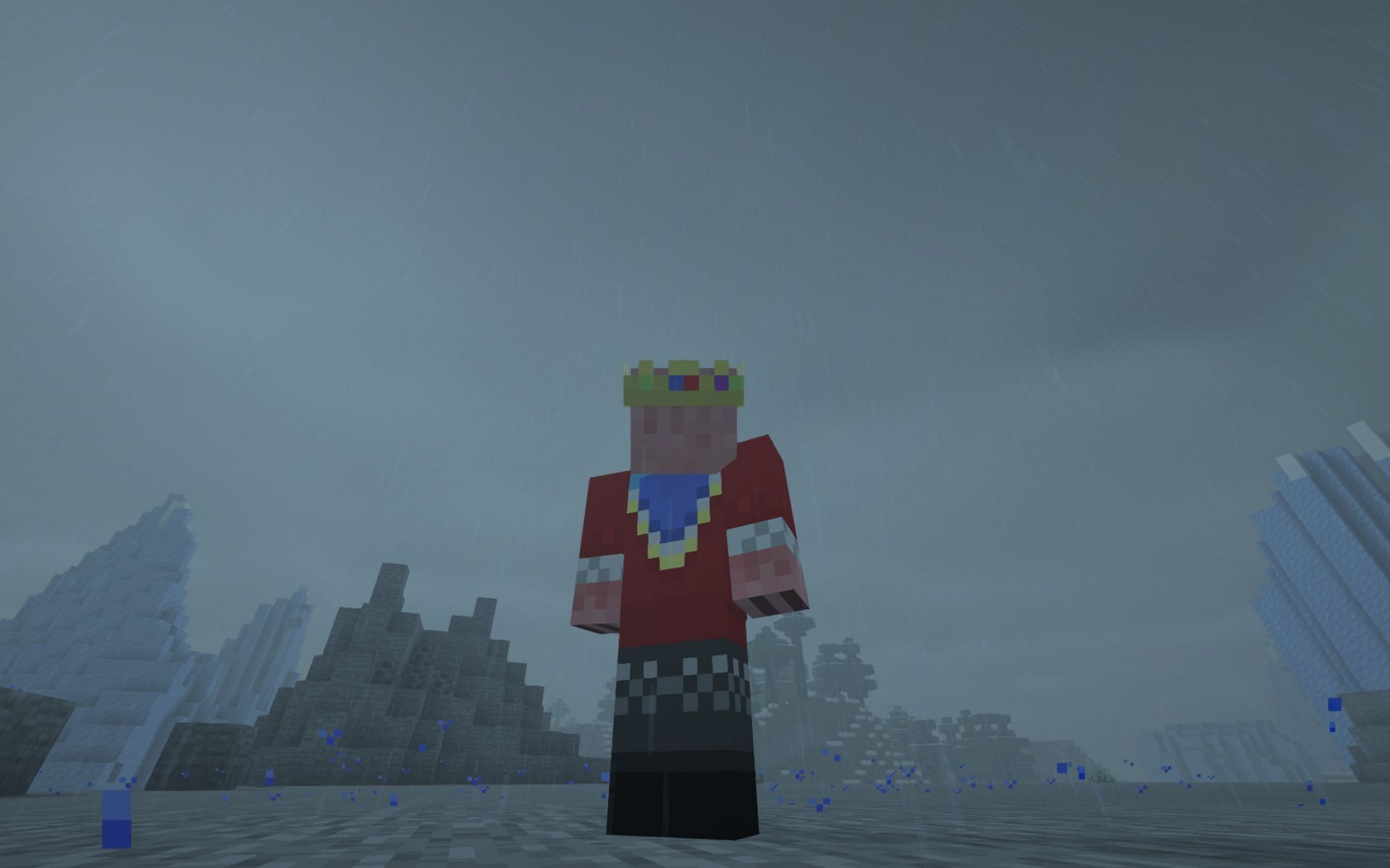 In-game skin of Technoblade as a tribute (Image via Minecraft 1.19)