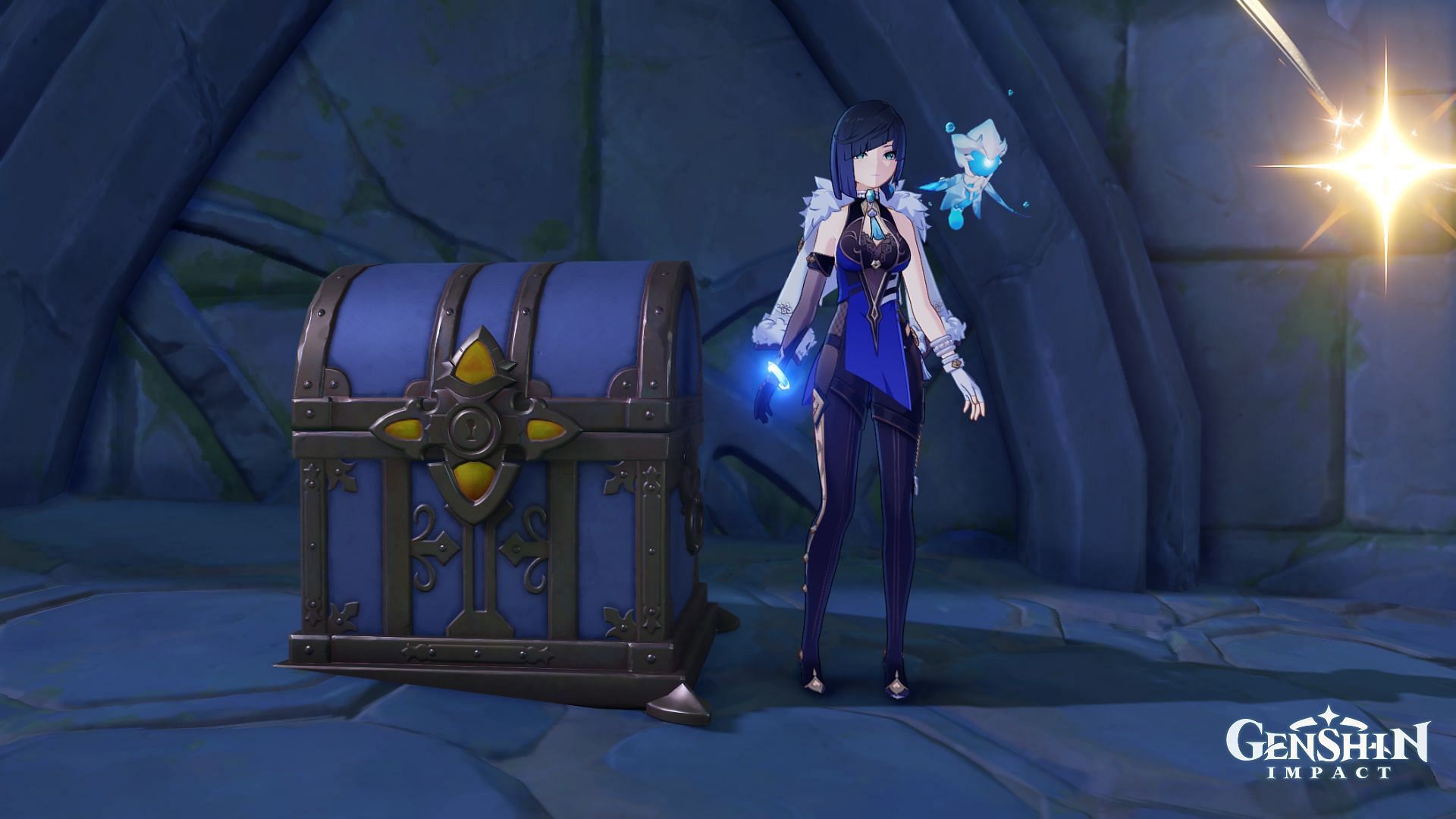 Place the remaining Starlight Coalescences to unlock this Luxurious Chest (Image via HoYoverse)