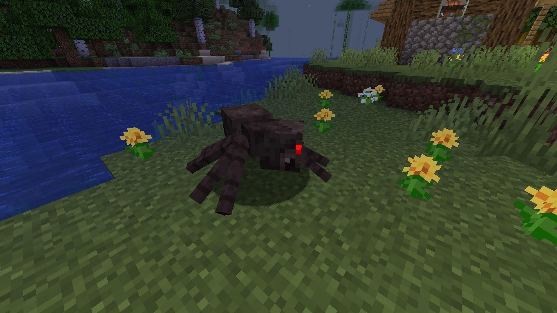 Spiders were the fifth mob added to Minecraft (Image via Mojang)