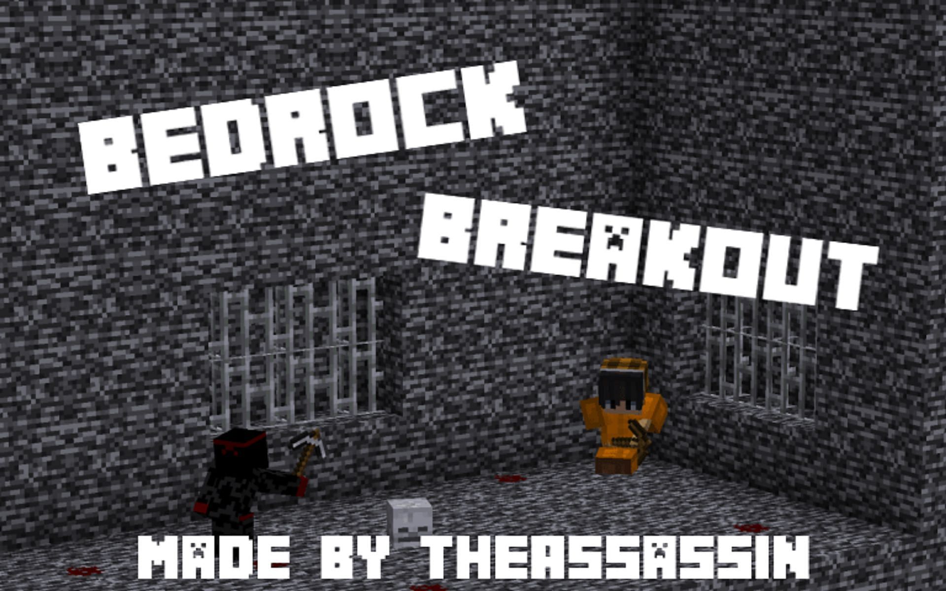Bedrock Breakout should present a particularly difficult challenge to players (Image via TheAssassin/MinecraftMaps.com)