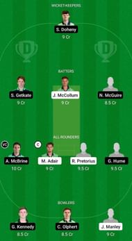 NK vs NWW Fantasy Suggestion Team 1