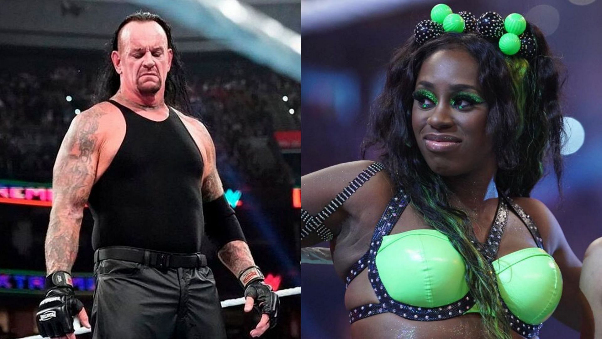 The Undertaker (left); Naomi (right)