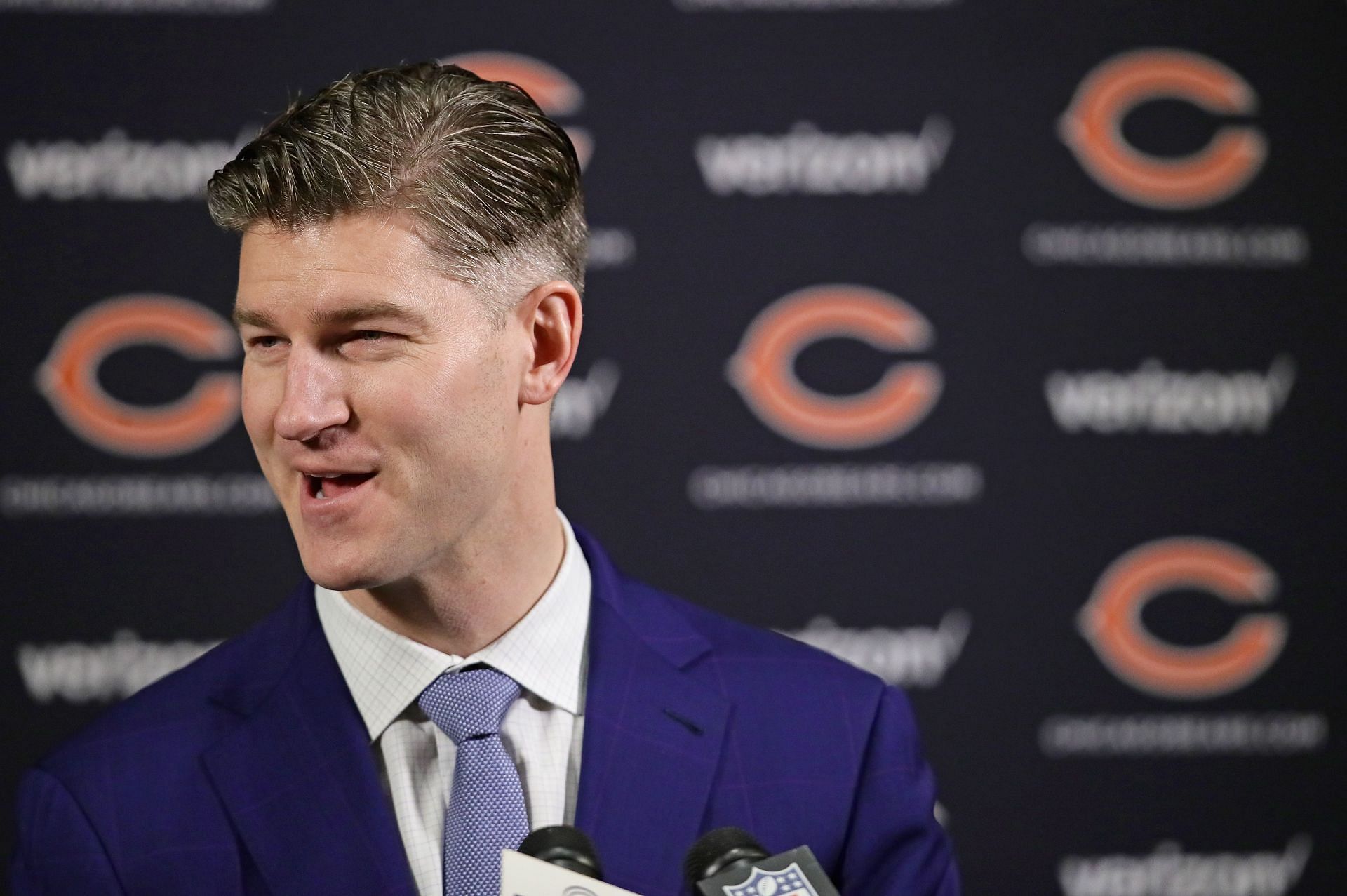 Ryan Pace with the Chicago Bears