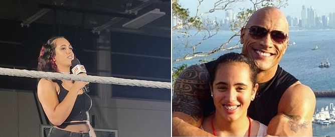 [Photo] The Rock's daughter Ava Raine debuts new nickname; cuts her first promo at WWE live event