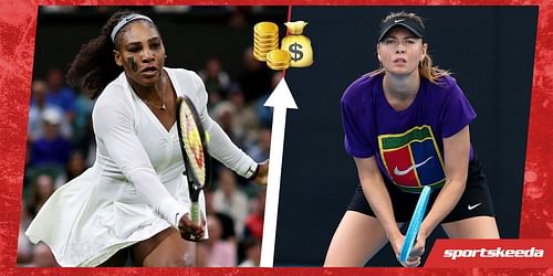 Serena Williams and Maria Sharapova