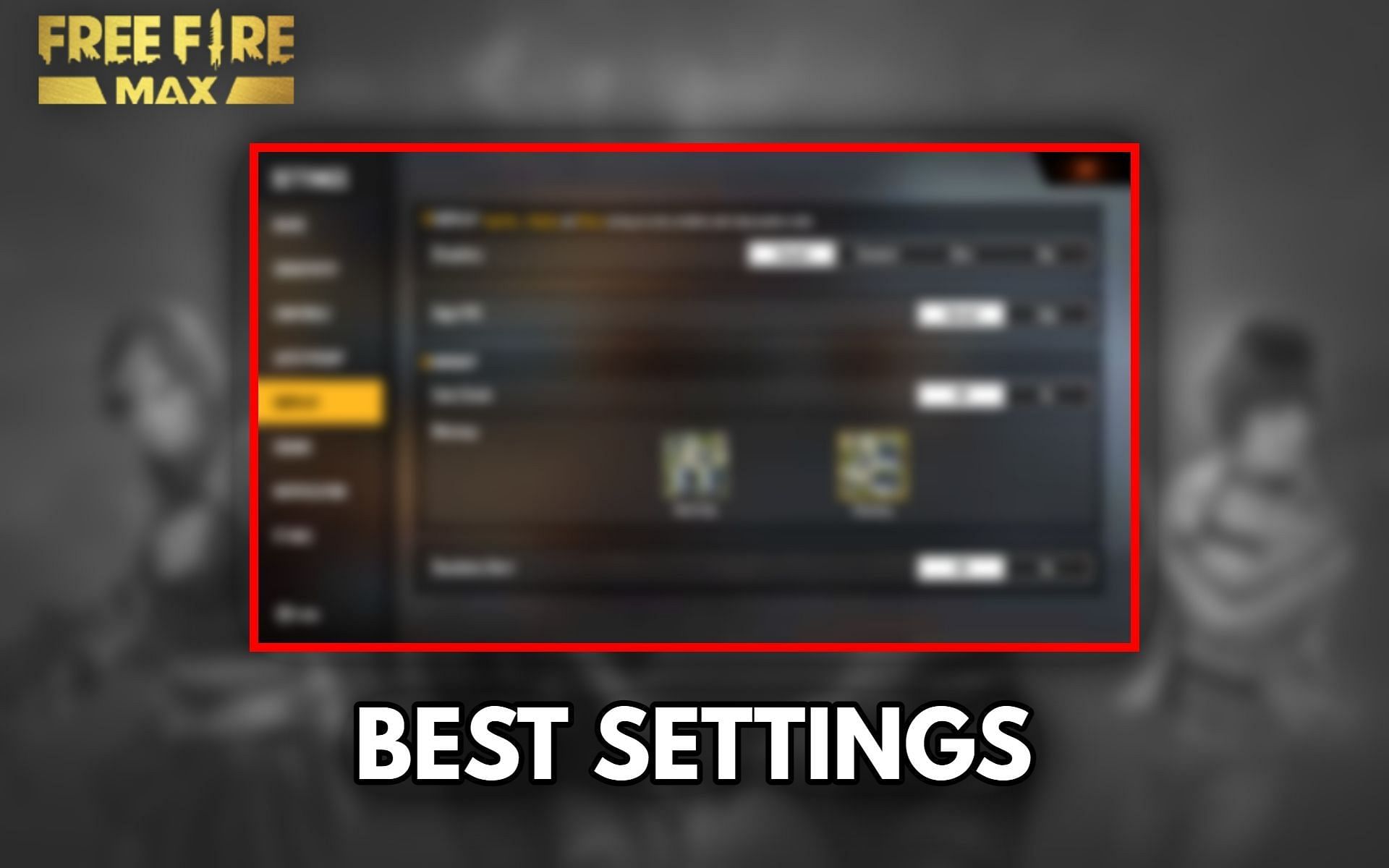 Details about the best settings to use in the game for no lag (Image via Social Blade)