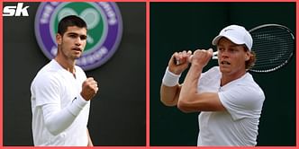 Wimbledon clash between Carlos Alcaraz and Jannik Sinner set to feature lowest aggregate age of opponents in the fourth round of a men's Grand Slam since 2008