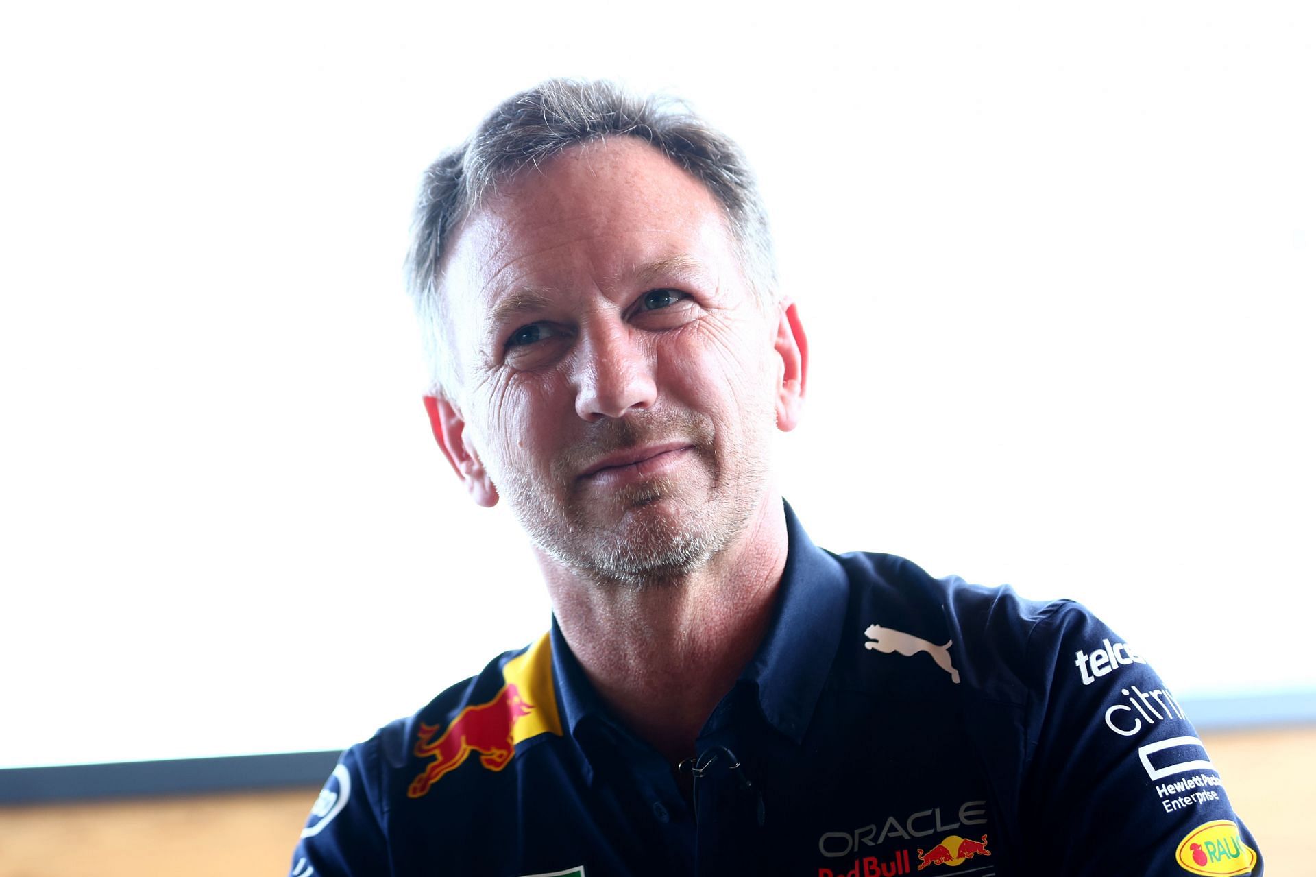 Red Bull Racing Team Principal Christian Horner looks on prior to practice ahead of the F1 Grand Prix of Hungary at Hungaroring on July 29, 2022 in Budapest, Hungary. (Photo by Mark Thompson/Getty Images)