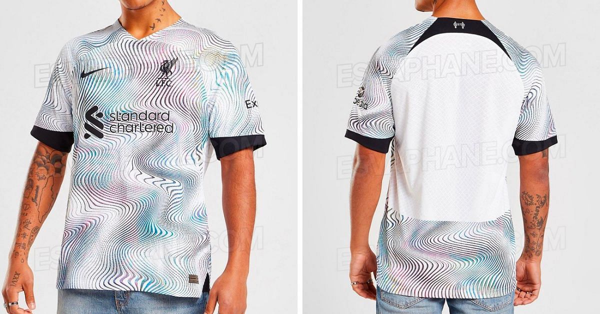 Liverpool&#039;s new away kit reportedly leaked by Twitter user @esvaphane