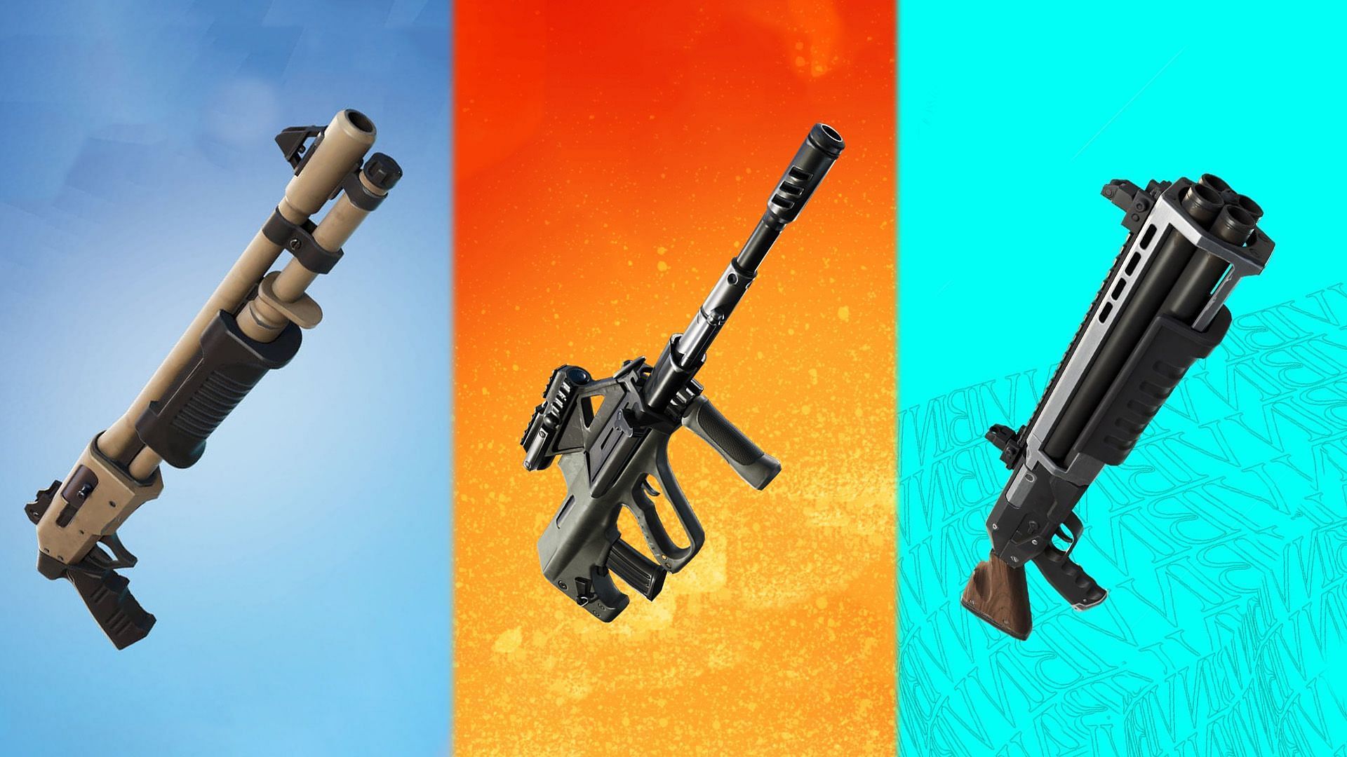 The latest Fortnite update has brought weapon balance changes (Image via Sportskeeda)