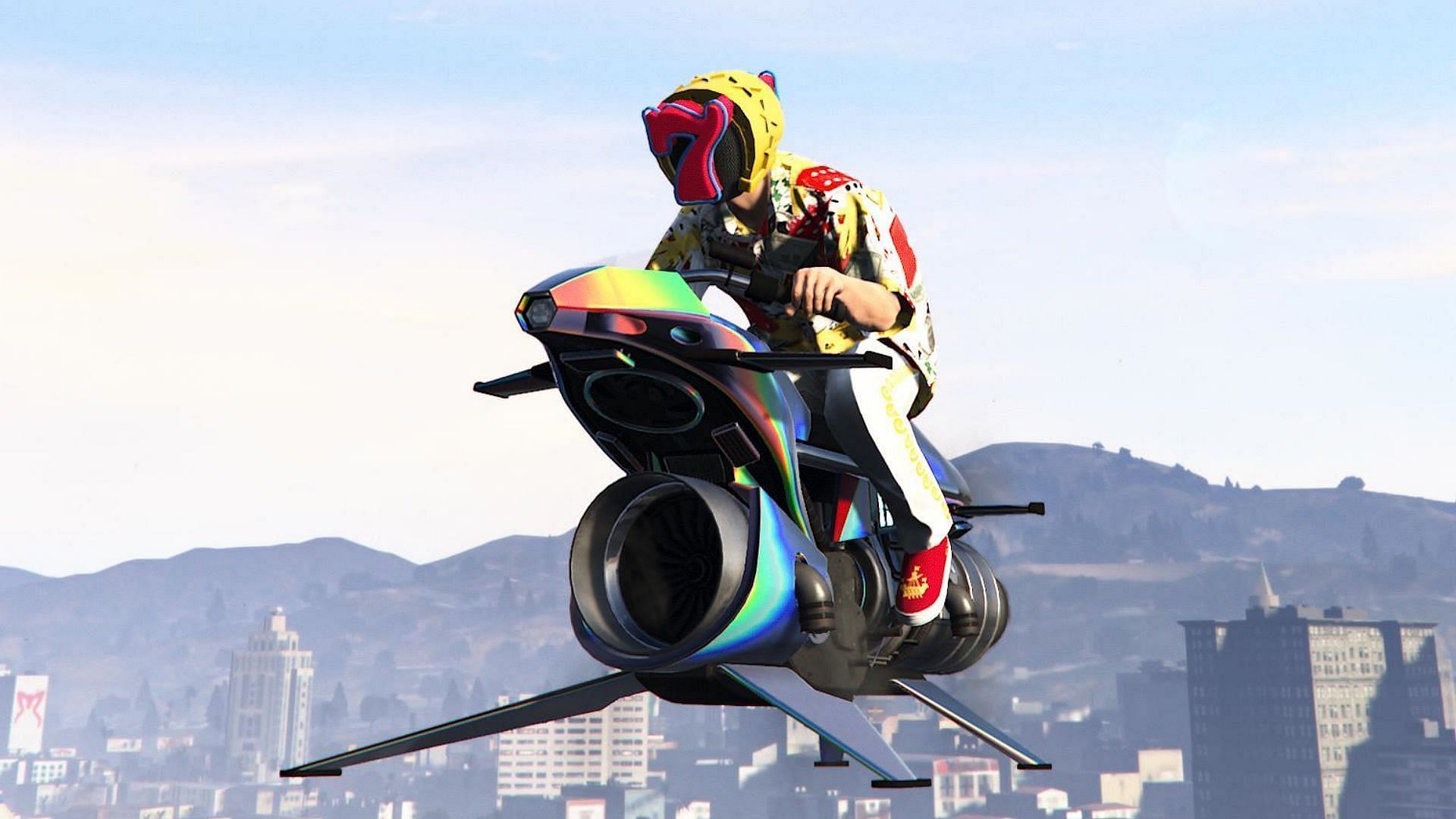 The Oppressor Mk II is one of the most recognizable vehicles in all of GTA Online (Image via Rockstar Games)