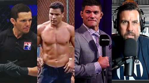 Jason Herzog (far left), Paulo Costa (middle left), Josh Thomson (middle right), and John McCarthy (far right) [Images Courtesy: @jasonherzogmma, @borrachinhamma, @therealpunk, and @johnmccarthymma on Instagram]