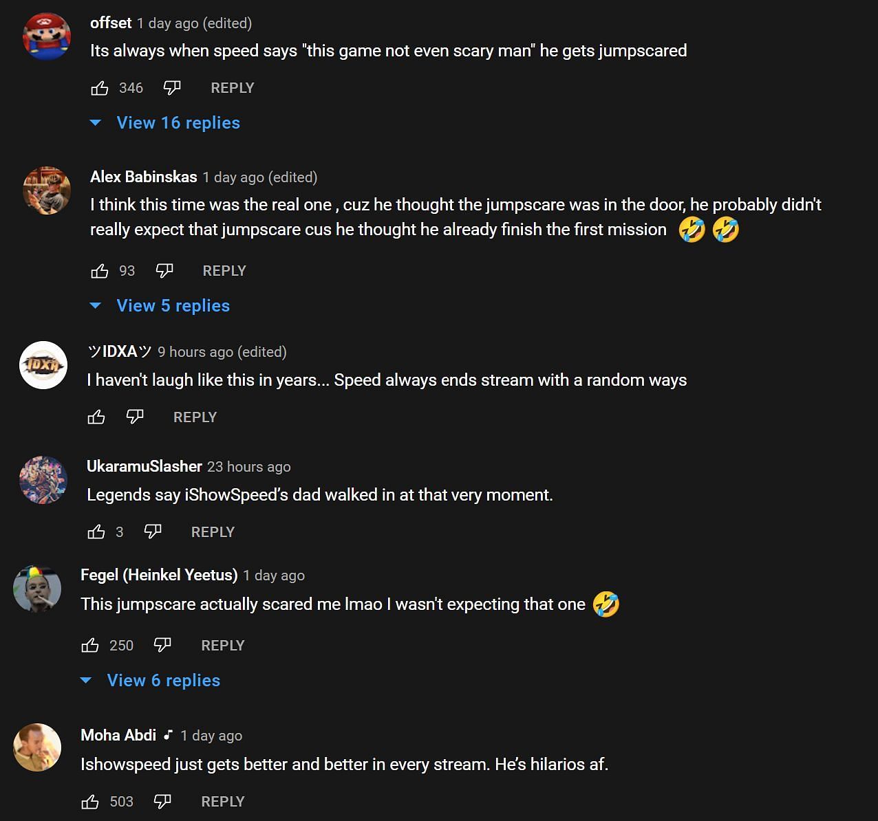 Fans react to IShowSpeed&#039;s hilarious behavior (Image via Speedy Boykins/YouTube)