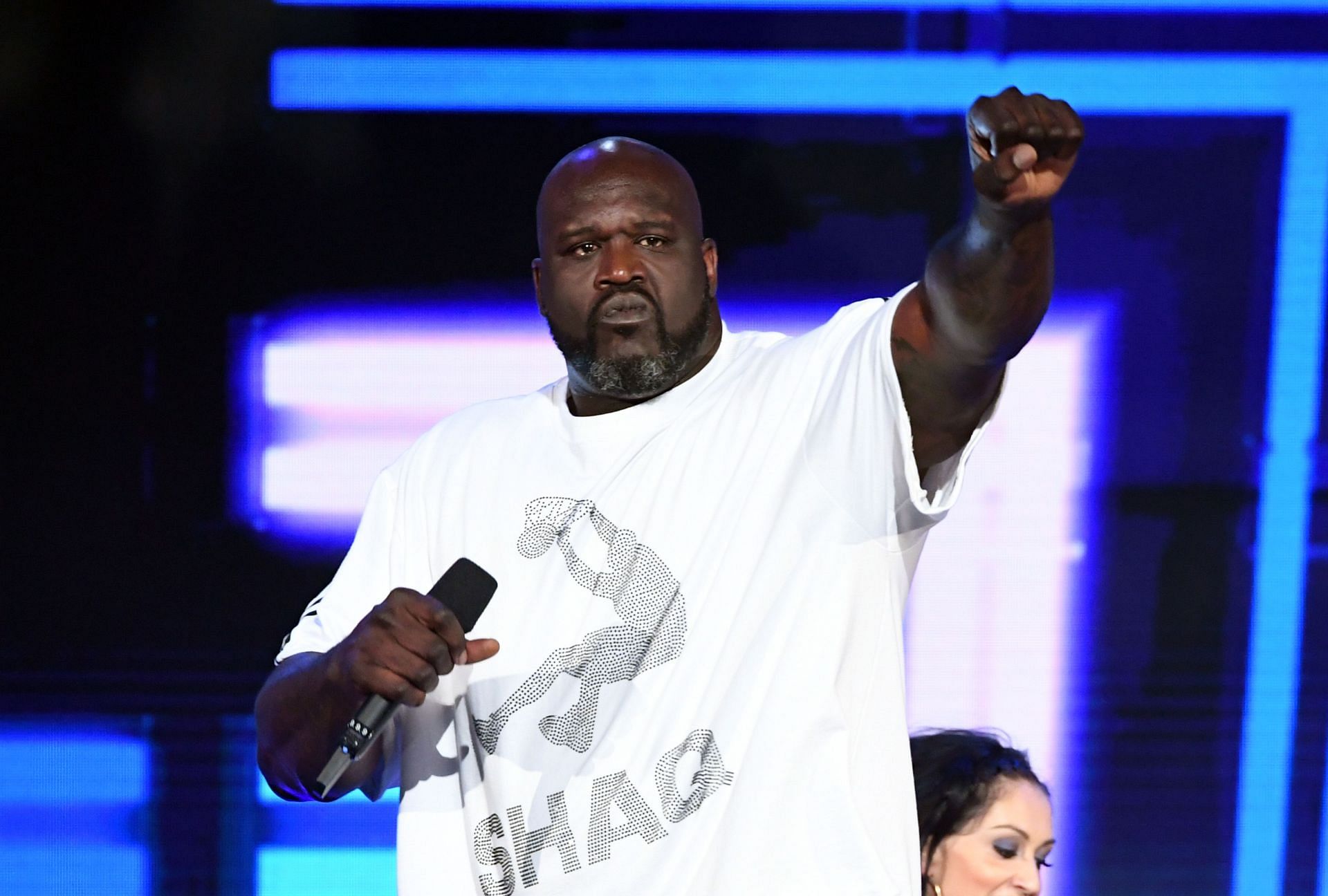 Shaquille O&#039;Neal at the 2019 NBA Awards Presented By Kia On TNT - Inside