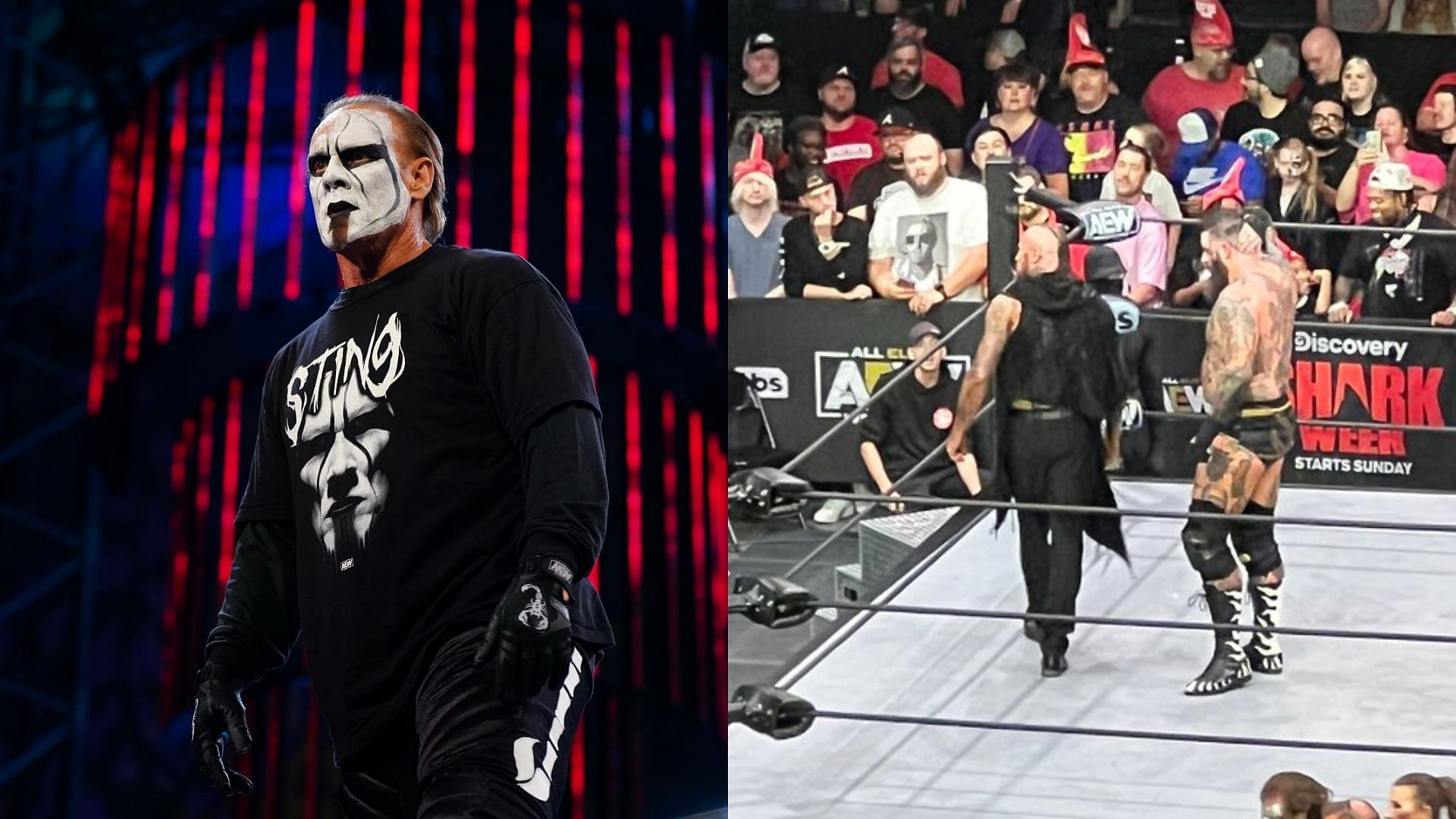 Sting was attacked this week in AEW!
