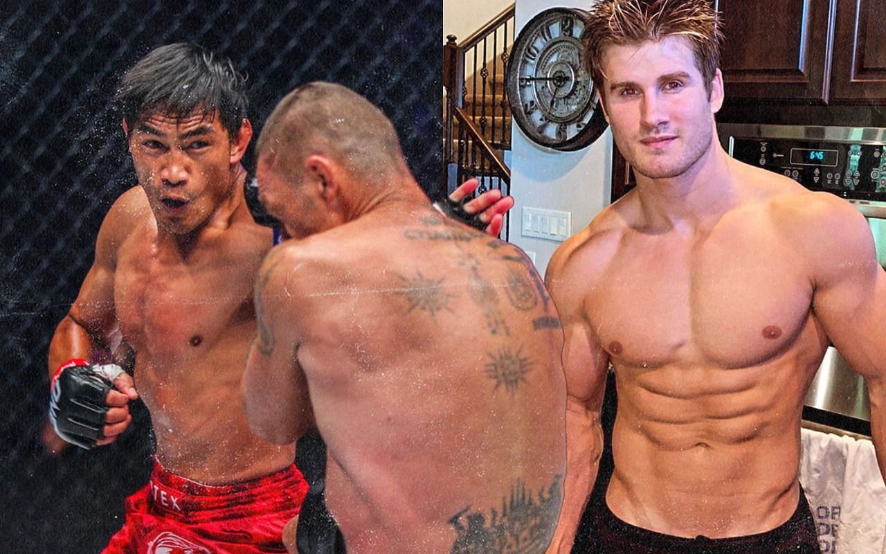 Eduard Folayang (left) and Sage Northcutt (right).