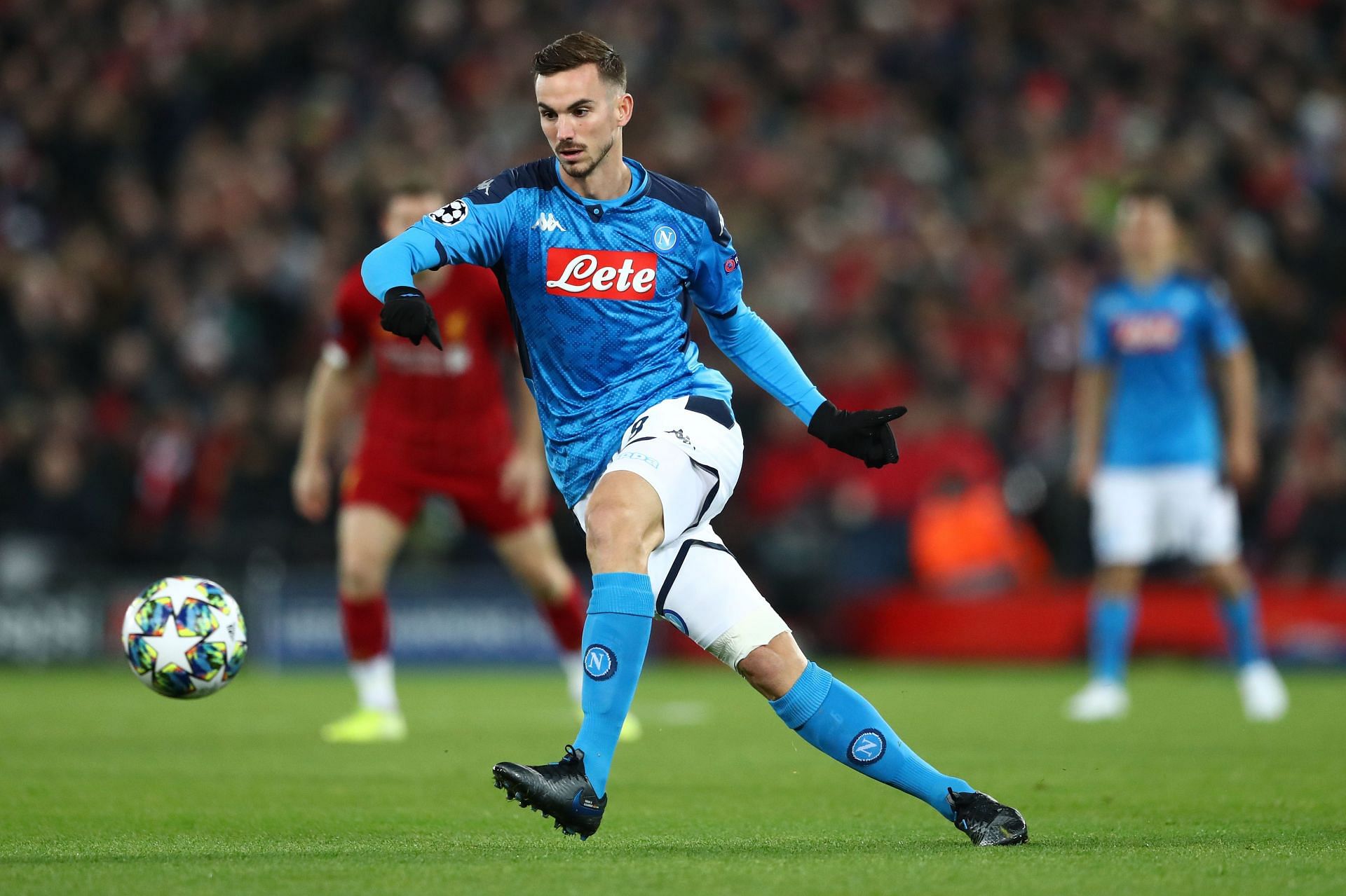 Fabian Ruiz playing for Napoli