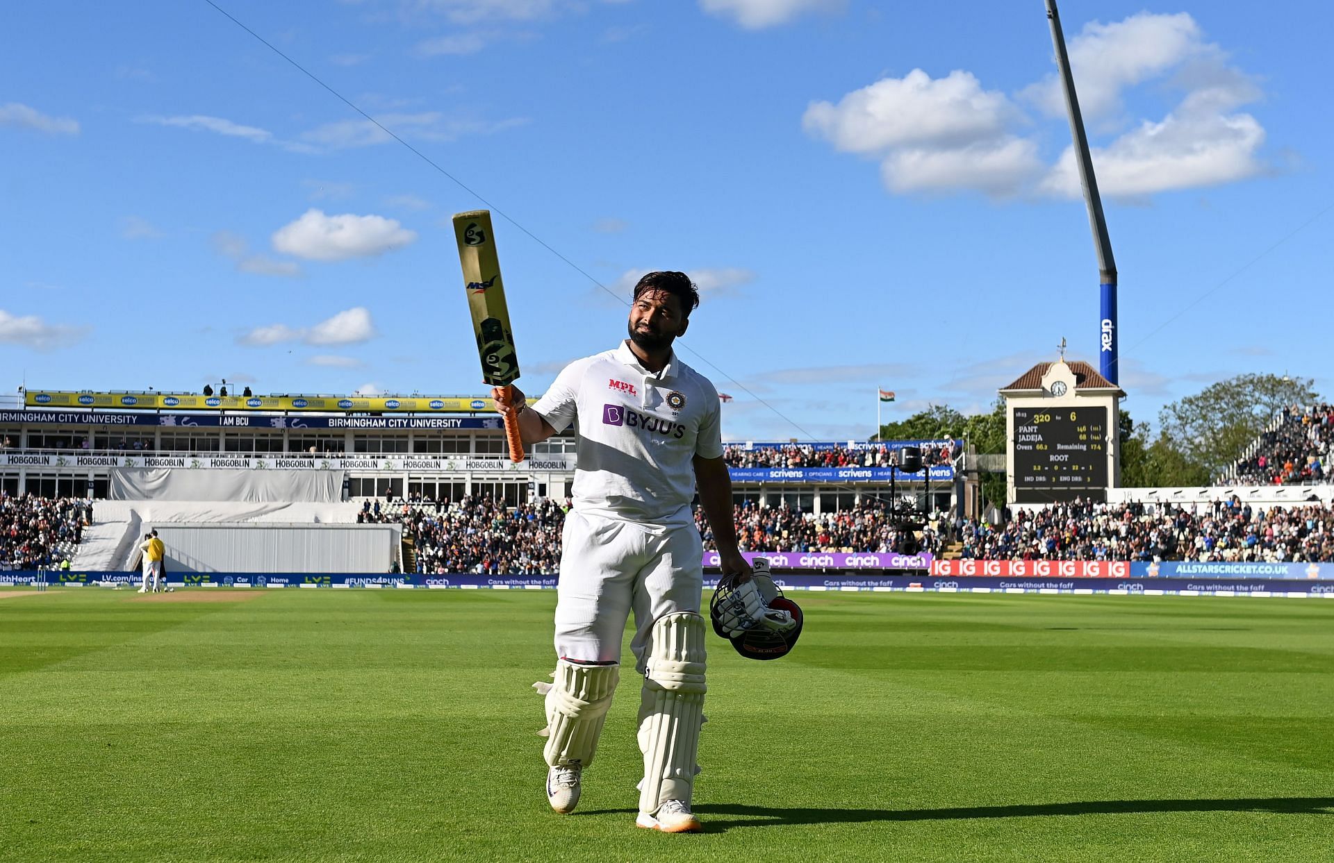 The Indian wicket-keeper was at his belligerent best at Edgbaston