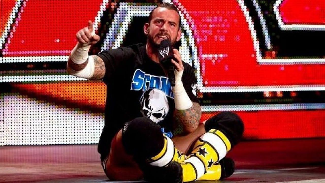 CM Punk was delivering the &quot;Pipe Bomb.&quot;