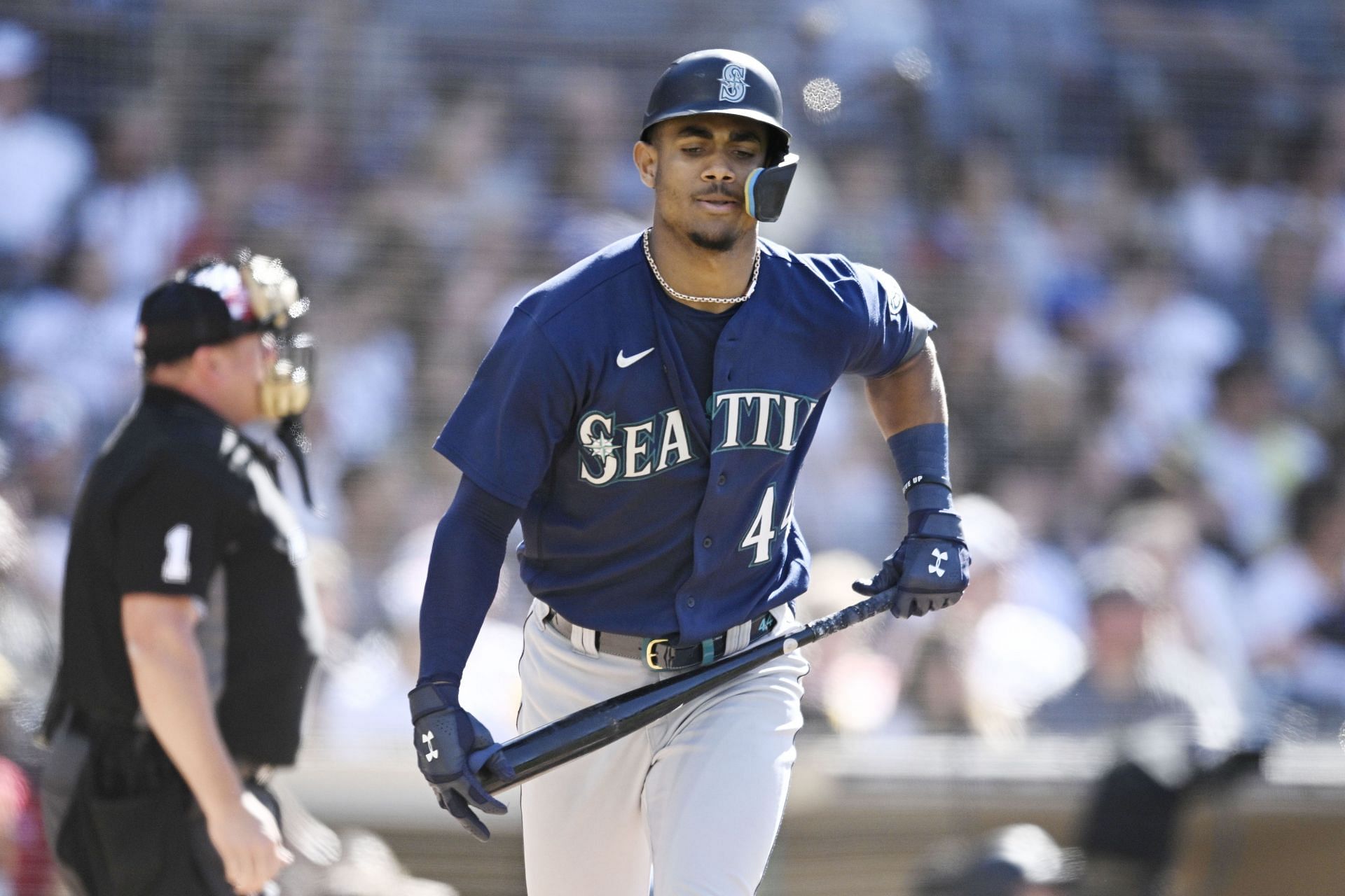 Seattle Mariners rookie Julio Rodriguez has hit 15 home runs this season.