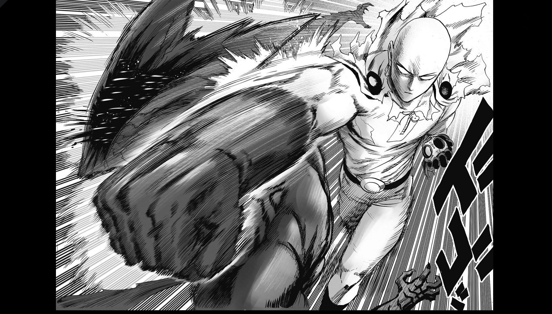 Saitama with garou