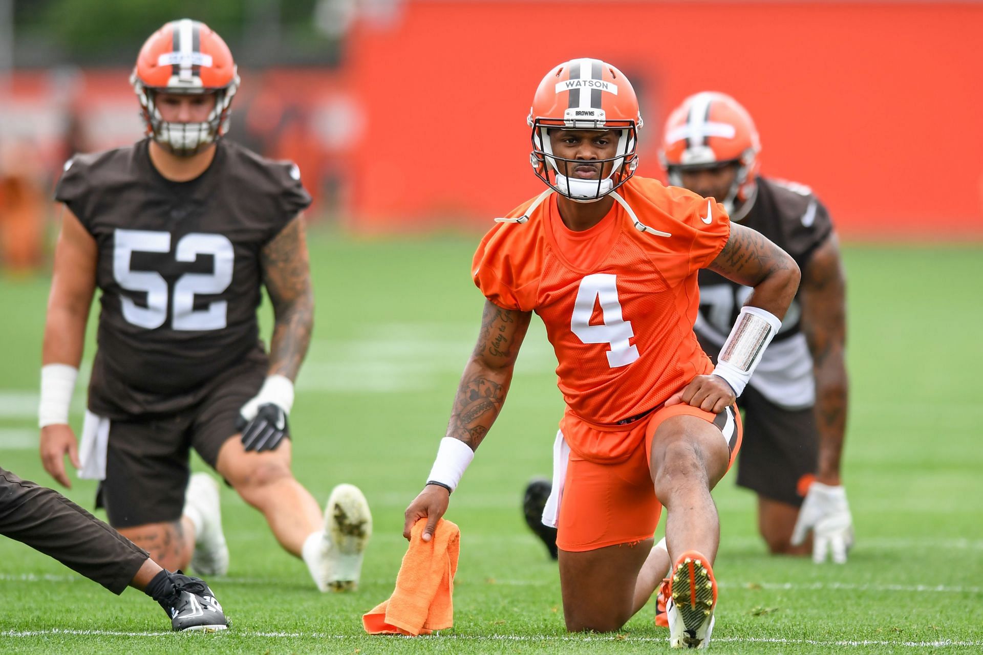 Deshaun Watson at the Cleveland Browns&#039; mandatory minicamp